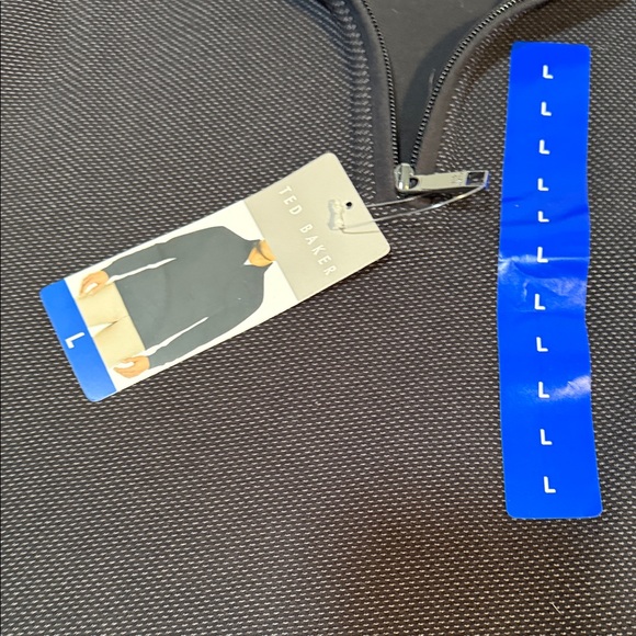 Ted Baker Black Quarter-Zip Sweater - Picture 3 of 9